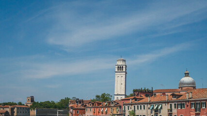 Tower of Church of San Pietro di Castello in Venice, Italy
