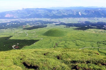 阿蘇　米塚の風景