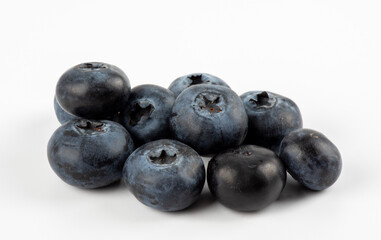 Blueberry isolated on white background