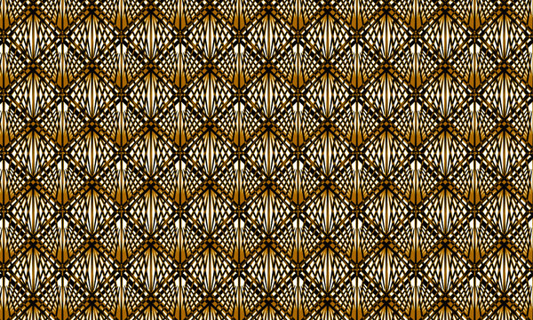  yellow cross linear elements pattern.