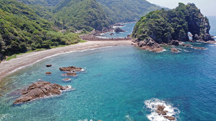 妙見浦の空撮