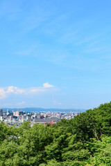 Obraz premium 大年寺山より仙台市内を展望する