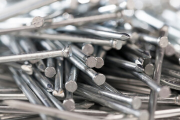 zinc coated steel nails for rust protection