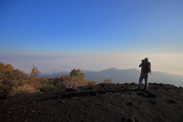 Mt.Iwate, in autumn, fine weather秋晴れの岩手山登山
