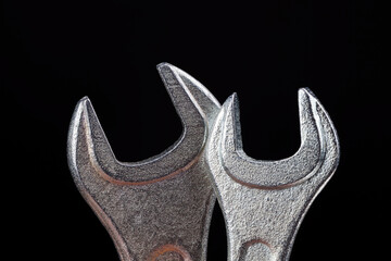 steel metal wrenches for installation work