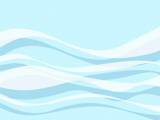 ブルーの背景に白いリボンまたは帯とその影
