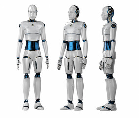 artificial intelligence robot or cyborg