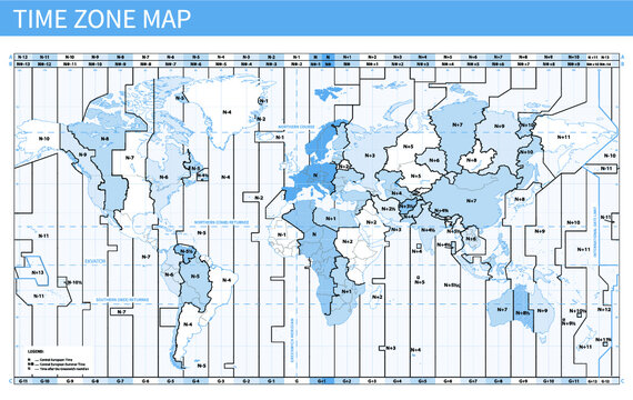 Time Zone Map