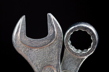 steel metal wrenches for installation work