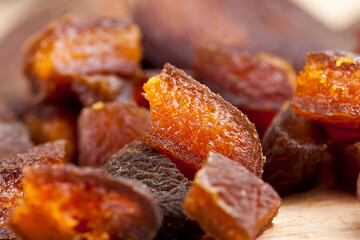 sliced dried apricots, dried naturally
