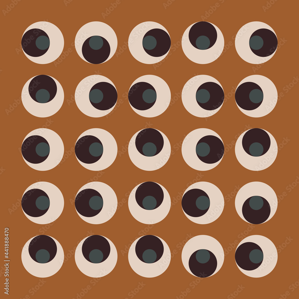 Poster repetitive abstract vector pattern design