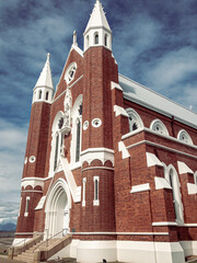red brick church Townsville Australia cathedral 