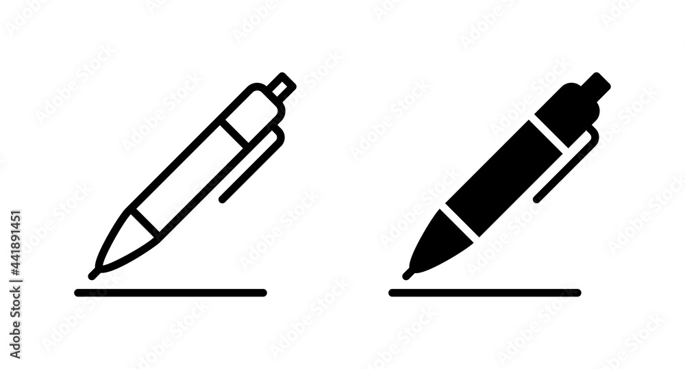 Poster pen icon vector for computer, web and mobile app