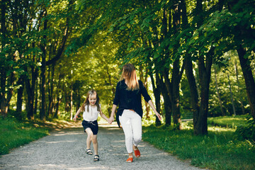 mother with daughter