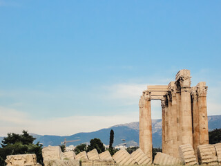 ギリシャ　アテネのゼウス神殿