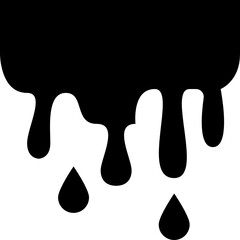 dripping blood glyph icon