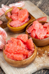 ready to eat citrus juicy pink grapefruit