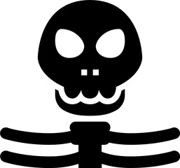 skeleton glyph icon