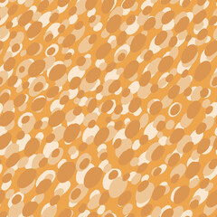 Abstract modern leopard seamless pattern. Animals trendy background. Yellow and white decorative vector stock illustration for print, card, postcard, fabric, textile. Modern ornament of stylized skin