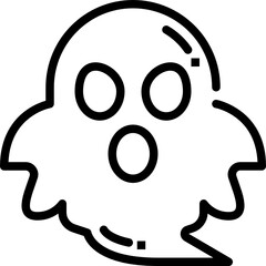ghost outline icon