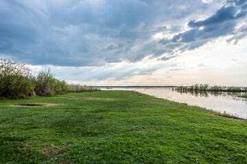 Campground on a Sunny Day in Latvia