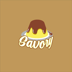 pudding cake illustration