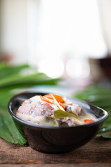 Mackerels Fish in Coconut Milk Soup
