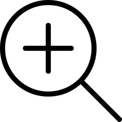 Obraz premium zoom in icon