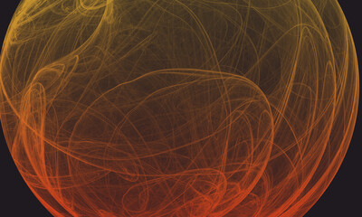 light waves on black background, perfect for desktop wallpaper