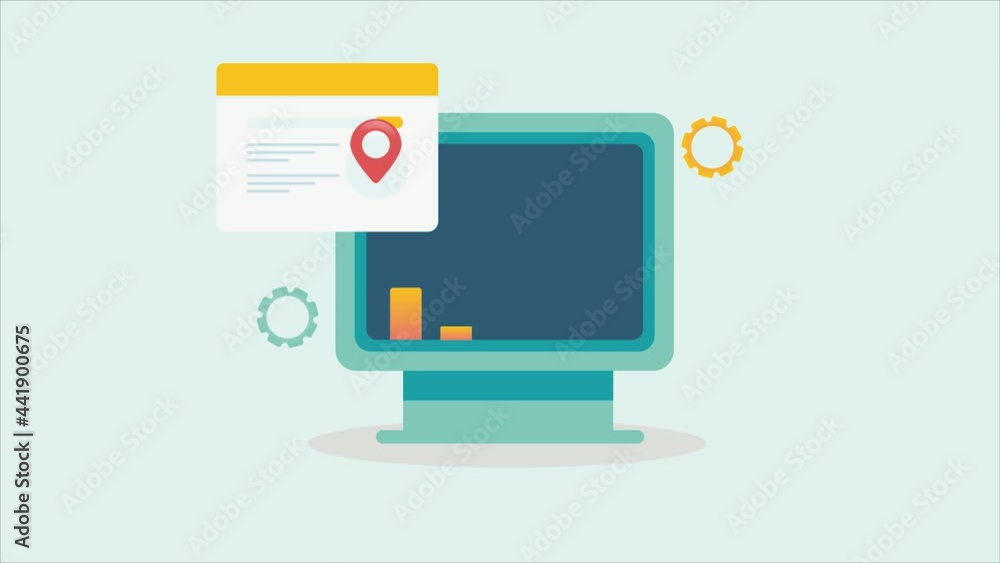 Poster seo report, web traffic growth monitoring on dashboard, data analytics software application, busines