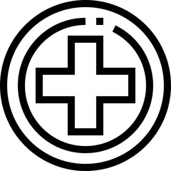 healthcare outline icon