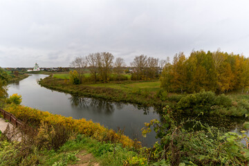 The architecture of Suzdal, an ancient city in Russia. 