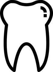 dental outline icon