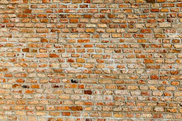 part of an old brick wall