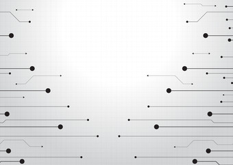 Circuit technology background with hi-tech digital