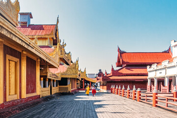 Burma, Asia -  Mandalay Palace, open-air museum