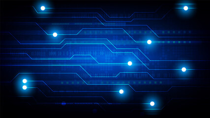 Circuit technology background with hi-tech digital