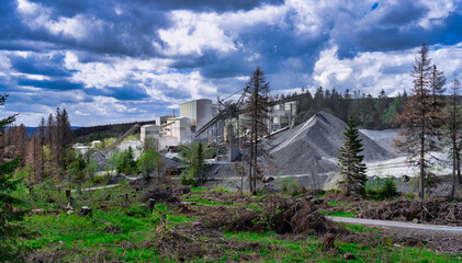 Diabas-Steinbruch Huneberg im Harz