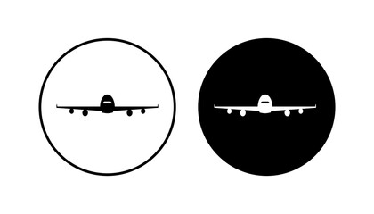 Plane icon set. Airplane icon vector. Flight transport symbol. Travel illustration. Holiday symbol