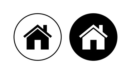 Fototapeta premium House icon set. Home icon vector