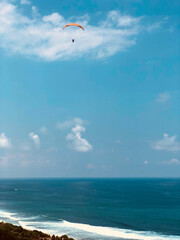 Distant remote island paradise with exotic colors.