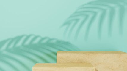 3D rendering of background. For show product. Blank scene showcase mockup.