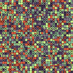 Abstract Geometric Pattern generative computational art illustration