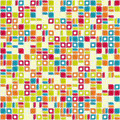 Abstract Geometric Pattern generative computational art illustration