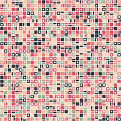 Abstract Geometric Pattern generative computational art illustration