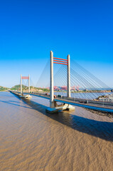 Aerial view of East China Sea Bridge