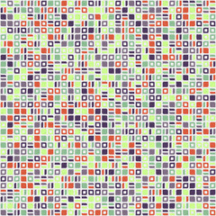Fototapeta premium Abstract Geometric Pattern generative computational art illustration