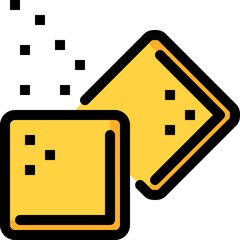 chocolate color outline icon