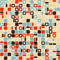 Abstract Geometric Pattern generative computational art illustration