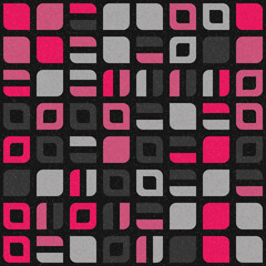 Abstract Geometric Pattern generative computational art illustration